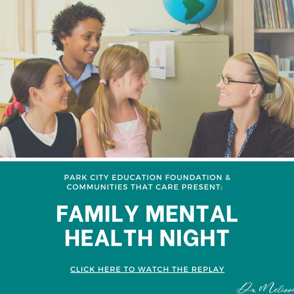 family mental health night news flyer